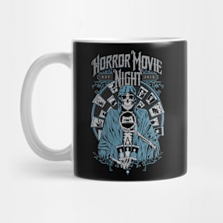 Horror Movie Night - Tarotvision (blue) Mug